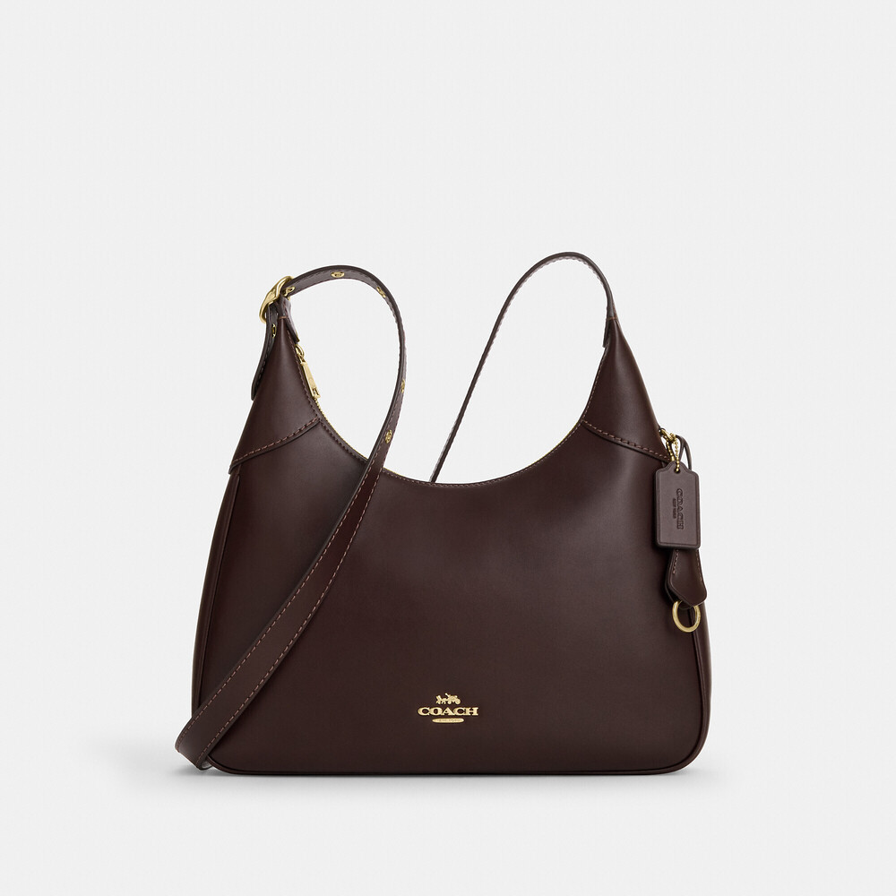 Coach Ella Shoulder Bag Espresso - Picture 2 of 13